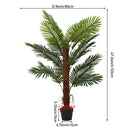 Breeins Artificial Palm Tree Potted Plant Home Decoration