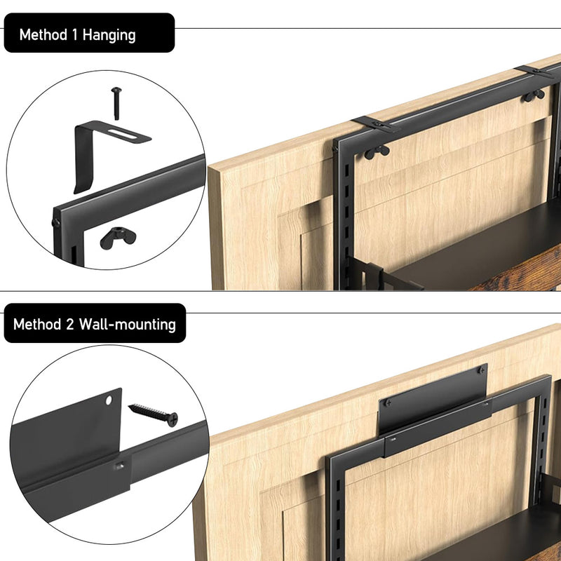 Lifeideas Steel and Wood Over-the-Door Kitchen Pantry Organizer