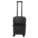 Livingandhome 20 Inch Front Opening Suitcase with TSA Lock and USB Charging Port