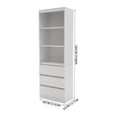 Livingandhome Minimalist Bookcase with Storage
