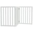 Kidkid Freestanding Wooden Pet Gate with Three Foldable Panels