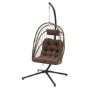 Breeins Swing Hanging Egg Chair With Cushion And Headrest