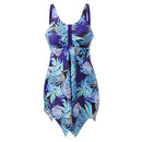 2 Piece Tankini Swimsuit with Double Shoulder Straps
