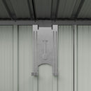 Breeins 4x6FT Metal Pent Roof Garden Tool Shed