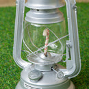 25cm/30cm Silver Paraffin Hurricane Lantern Camping Light