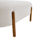 Livingandhome Contemporary Upholstered Bench
