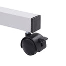 Livingandhome Adjustable Computer Standing Desk with Wheels