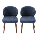 Livingandhome Set of 2 Upholstered Dining Chairs