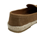 Slip-on Suede Loafers - Tan