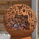 57cm Steel Helios Fireglobe Outdoor Garden Fire Pit