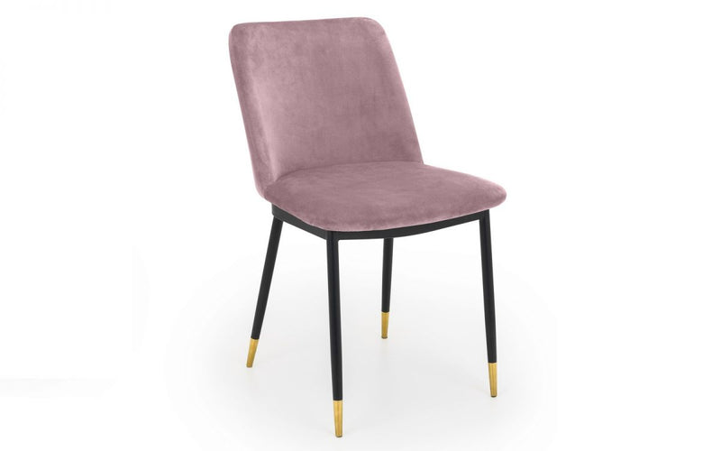 Delaunay Dining Chair - Pink/Grey/Blue/Mustard