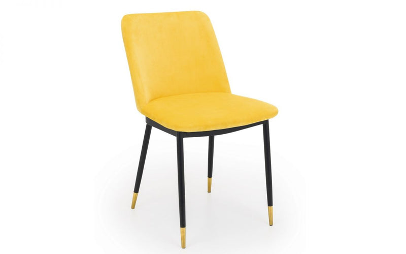 Delaunay Dining Chair - Pink/Grey/Blue/Mustard