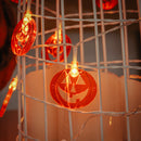Smiley Pumpkin String Lights Decoration