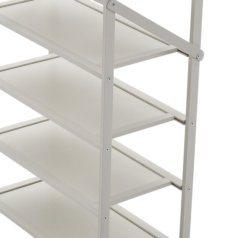 Cottonfy UK 5-Tier Foldable Bamboo Shoe Rack