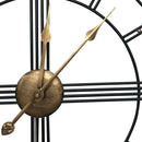 Lifeideas Oversized Decorative Cut Out Metal Wall Clock