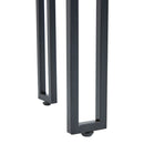 Livingandhome Modern Multi-function Tempered Glass Console Table