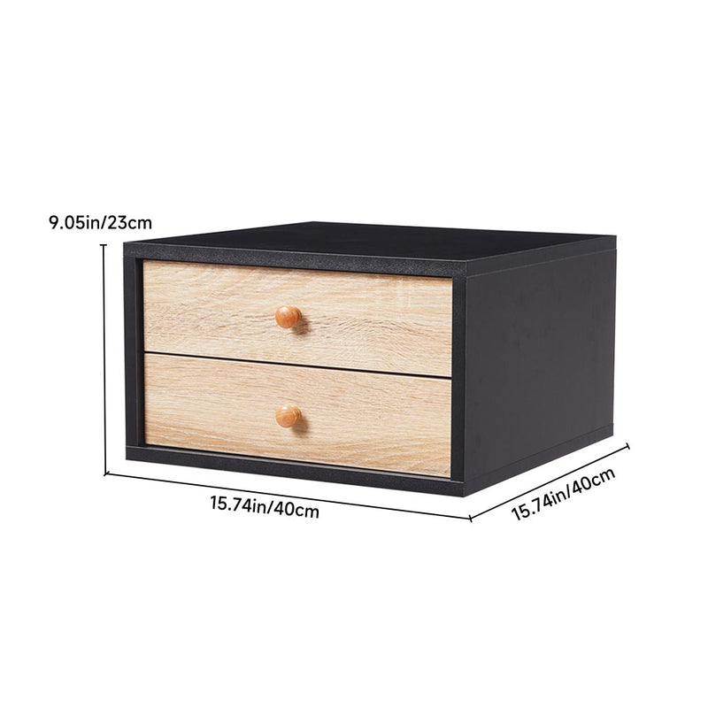 Livingandhome Floating Bedroom Nightstand with Drawers