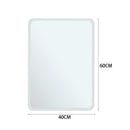 Livingandhome Modern Round Corner Mirror