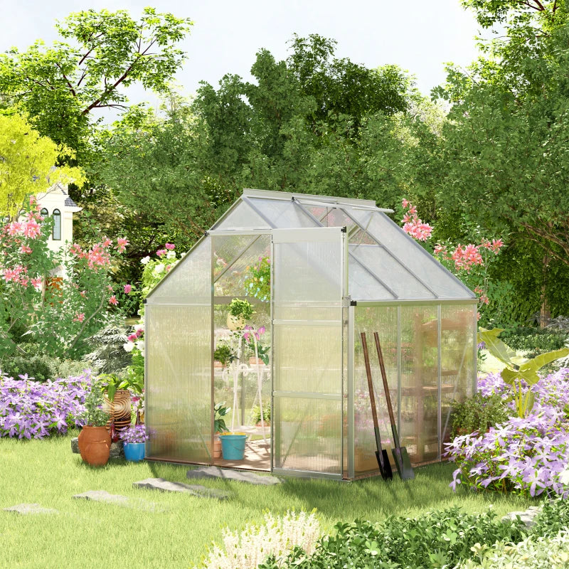 Outsunny Walk-In Greenhouse 6 x 4 ft