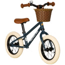 Kids Balance Bike with Basket - Blue