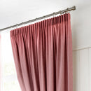 Fusion Dijon Pencil Pleat Curtains in Blush