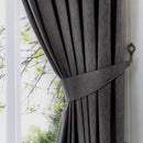 Fusion Dijon Pencil Pleat Curtains in Charcoal