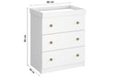 Changing Dresser Shefa Kids 888 White