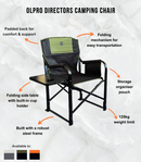 Directors Chair Green & Black