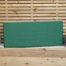 99 x 20/41cm Cushion Base for 2 Seater Wooden Garden Bench in Green
