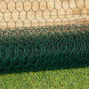 5m x 0.6m x 25mm Green PVC Coated Galvanised Chicken Garden Wire Netting / Fencing
