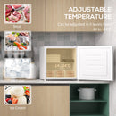 Compact Mini Freezer Small Freezer With Reversible Door For Bedrooms White