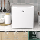 Compact Mini Freezer Small Freezer With Reversible Door For Bedrooms White