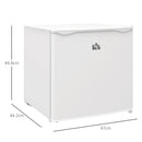 Compact Mini Freezer Small Freezer With Reversible Door For Bedrooms White
