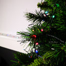 600 LED 60m Premier Christmas Indoor Outdoor Multi Function Battery Operated String Lights with Timer in Multicoloured