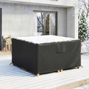 Outsunny Garden Furniture Cover, 420D Waterproof, 125 X 125 X 74 Cm, Black