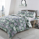Fusion Dotty Sheep Duvet Cover Set in Duck Egg
