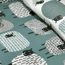 Fusion Dotty Sheep Duvet Cover Set in Duck Egg