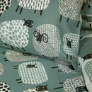 Fusion Dotty Sheep Duvet Cover Set in Duck Egg