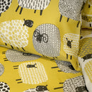 Fusion Dotty Sheep Duvet Cover Set in Ochre