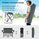 Double Camping Chair with Cup Holders and Carrying Bag