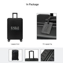 Eagle Express Eagle-Wood ABS Hard Trolley Lightweight Expandable Luggage Trolley 3 Piece Set - Black