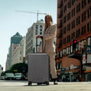 Eagle Express Fusion ABS Hard Trolley Lightweight Expandable Luggage Trolley 3 Piece Set - Dark Grey