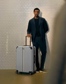 Eagle Express Big BenABS Hard Trolley Lightweight Expandable Luggage Trolley 3 Piece Set - Silver
