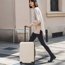 Eagle Express Fusion ABS Hard Trolley Lightweight Expandable Luggage Trolley 3 Piece Set - Flesh