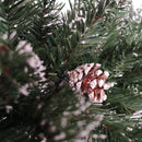 Premier Christmas Rocky Mountain Garland 2.7m  Snow Flocked with Cones