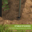 Outsunny Fruit Cage, Plant Protection Tent, Black