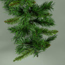 2.7m (9ft) Plain Green Kateson Fir Christmas Garland With 180 Tips