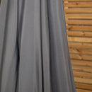 3m Cantilever Parasol in Grey with Crank Handle for Patio Garden Banana Parasol with UV Protection Outdoor Umbrella Sun Shades for Garden