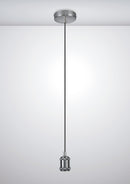 Dromore Suspension Kit with 1 Light Nickel & Black