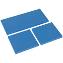 Outsunny 3PCs Rattan Garden Seat Cushions Pads for Patio Furniture Green